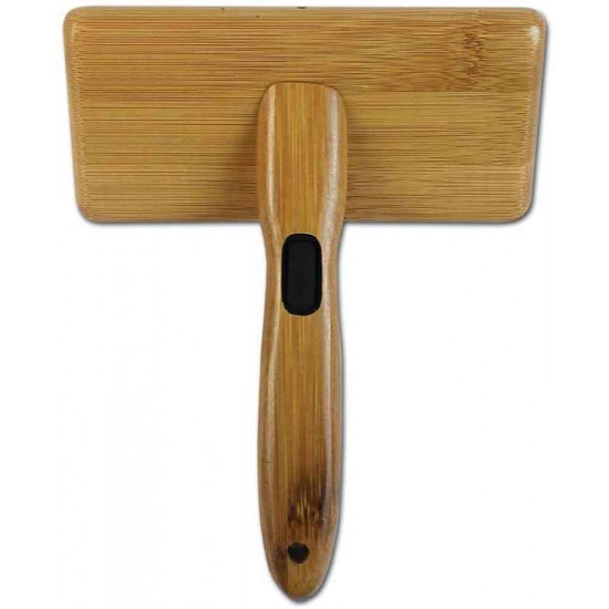Bamboo Groom (Бэмбу Грум) Slicker Brush - Щетка-пуходерка с зубьями из нержавеющей стали для домашних животных Bamboo Groom (Бэмбу Грум) Slicker Brush - Щетка-пуходерка с зубьями из нержавеющей стали для домашних животных