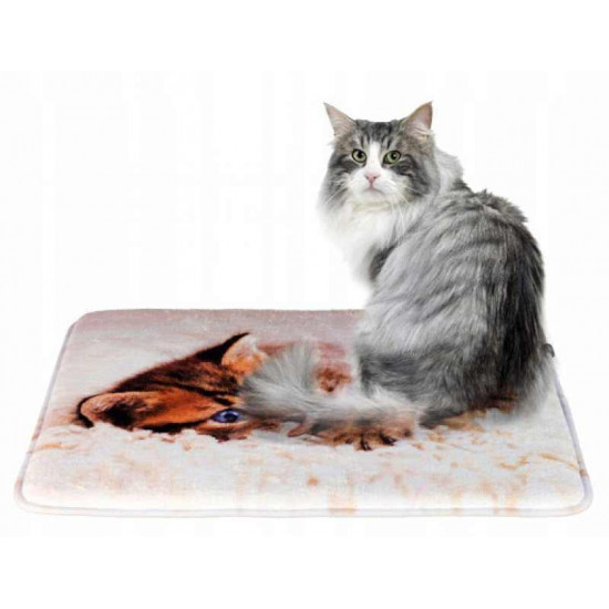 Trixie (Тріксі) Tilly Lying Mat - Бежевий матрац з малюнком кішки для котів та кішок Trixie (Тріксі) Tilly Lying Mat - Бежевий матрац з малюнком кішки для котів та кішок