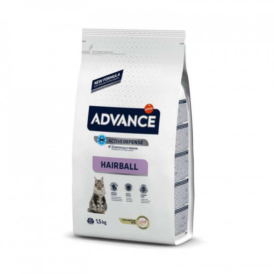 Advance (Эдванс) Cat Hairball - Сухой корм с индейкой и рисом для котов, способствует выведению комков шерсти из желудка Advance (Эдванс) Cat Hairball - Сухой корм с индейкой и рисом для котов, способствует выведению комков шерсти из желудка