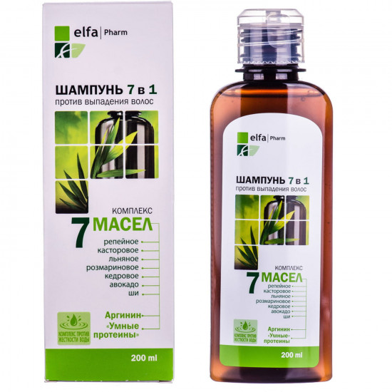 ELFA PHARM hair shampoo (The elf pharmaceutical) 7 oils 7 in 1,200 ml ELFA PHARM hair shampoo (The elf pharmaceutical) 7 oils 7 in 1,200 ml
