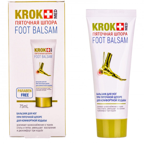 Balm for legs of CROC Honey the Calcaneal spur for comfortable walking of 75 ml Balm for legs of CROC Honey the Calcaneal spur for comfortable walking of 75 ml