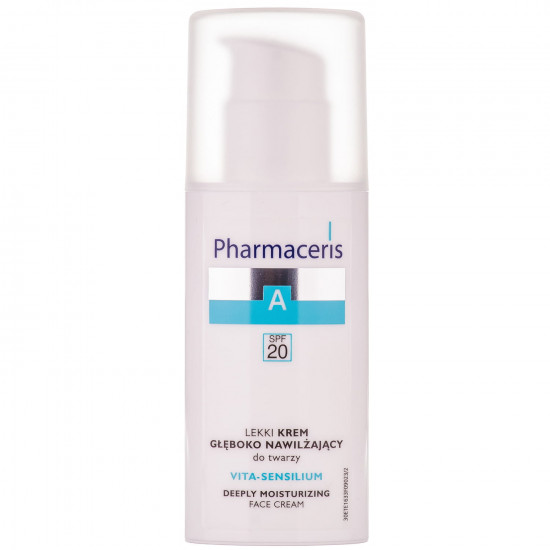 Cream for the person PHARMACERIS A Vita-Sensilium (Vit-sensilium) deeply moistening for sensitive skin of 50 ml, inclined to an allergy Cream for the person PHARMACERIS A Vita-Sensilium (Vit-sensilium) deeply moistening for sensitive skin of 50 ml, inclined to an allergy