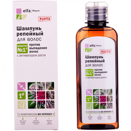 ELFA PHARM hair shampoo (Elf pharmaceutical) Burdock 200 ml ELFA PHARM hair shampoo (Elf pharmaceutical) Burdock 200 ml