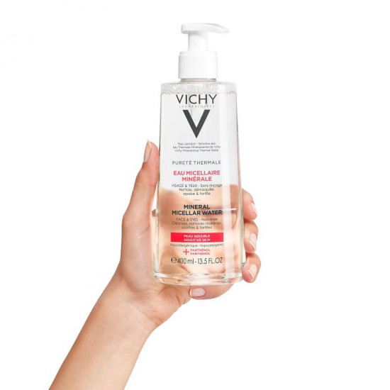 Вода мицеллярна для лица и глаз VICHY (Виши) Пюрте Термаль очищающая для чувствительной кожи 400 мл Вода мицеллярна для лица и глаз VICHY (Виши) Пюрте Термаль очищающая для чувствительной кожи 400 мл