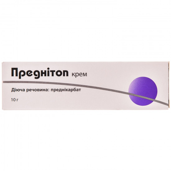Prednitop cream of 0.25% of a tube of 10 g Prednitop cream of 0.25% of a tube of 10 g