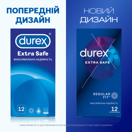 Презервативы латексные с силиконовой смазкой DUREX (Дюрекс) Extra Safe максимальная надежность 12 шт Презервативы латексные с силиконовой смазкой DUREX (Дюрекс) Extra Safe максимальная надежность 12 шт