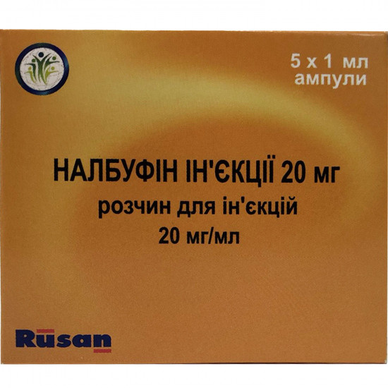 Nalbufin solution for infection. 20mg/ml amp. 1 ml No. 5 Nalbufin solution for infection. 20mg/ml amp. 1 ml No. 5