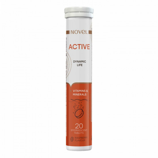 Active NOVEL vitamins (Novel) of a tablet sparkling for improvement of protective forces of an organism and strengthening of immunity packing of 20 pieces Active NOVEL vitamins (Novel) of a tablet sparkling for improvement of protective forces of an organism and strengthening of immunity packing of 20 pieces