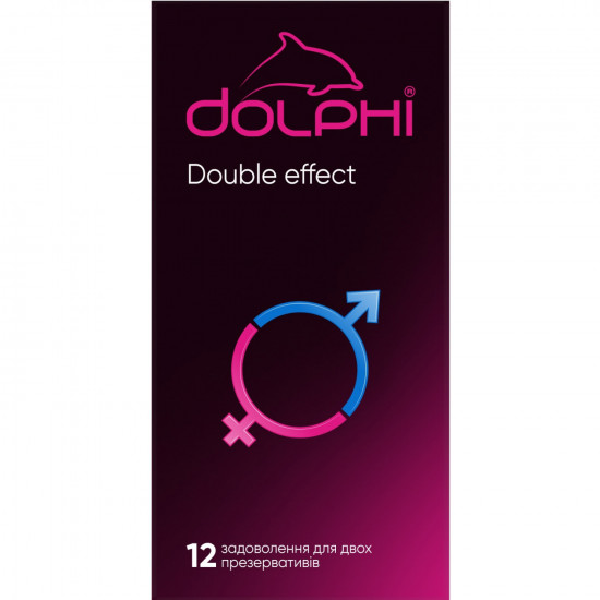 Презервативы латексные DOLPHI (Долфи) Double effect (Дабл эффект) с точками и ребрами со смазкой с согревающим и пролонгирующим эффектом 12 шт Презервативы латексные DOLPHI (Долфи) Double effect (Дабл эффект) с точками и ребрами со смазкой с согревающим и пролонгирующим эффектом 12 шт