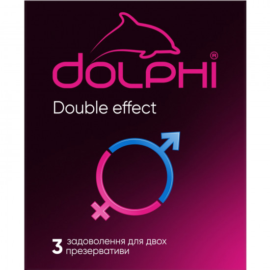 Презервативы латексные DOLPHI (Долфи) Double effect (Дабл эффект) с точками и ребрами со смазкой с согревающим и пролонгирующим эффектом 3 шт Презервативы латексные DOLPHI (Долфи) Double effect (Дабл эффект) с точками и ребрами со смазкой с согревающим и пролонгирующим эффектом 3 шт