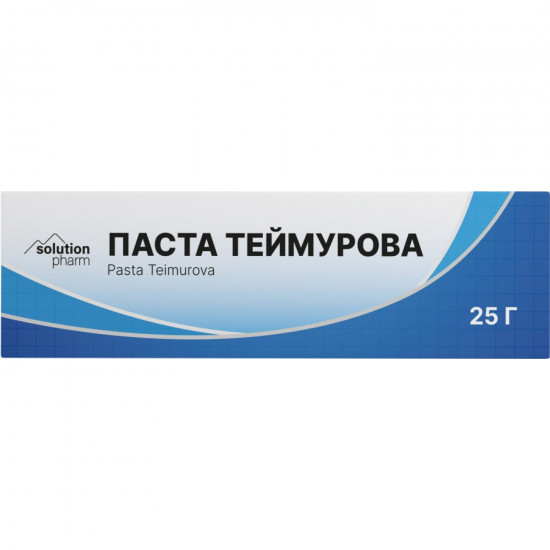Паста Теймурова туба 25мл Solution Pharm Паста Теймурова туба 25мл Solution Pharm