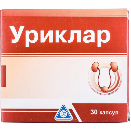 Капсулы для улучшения работы мочеполовой системы Уриклар 30 шт Капсулы для улучшения работы мочеполовой системы Уриклар 30 шт