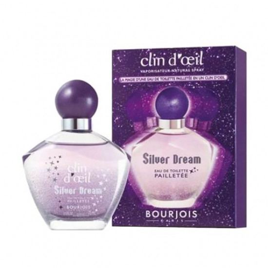 Bourjois Silver Dream Clin d'Oeil Туалетна вода жіноча, 75 мл Bourjois Silver Dream Clin d'Oeil Туалетна вода жіноча, 75 мл