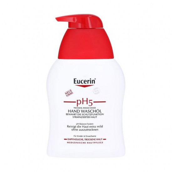 Means for washing of hands of Eucerin rn5 Handwash Oil for dry, sensitive skin, 250 ml Means for washing of hands of Eucerin rn5 Handwash Oil for dry, sensitive skin, 250 ml