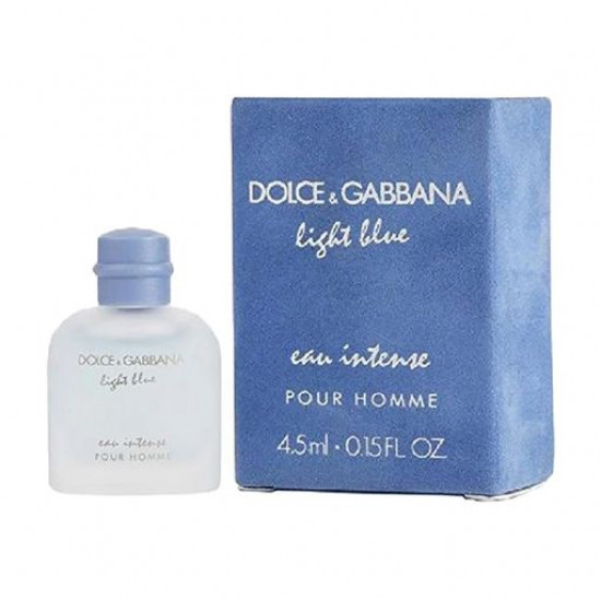 Dolce & Gabbana Light Blue Eau Intense Парфюмированная вода мужская, 4.5 мл (миниатюра)
Dolce & Gabbana Light Blue Eau Intense Парфюмированная вода мужская, 4.5 мл (миниатюра)