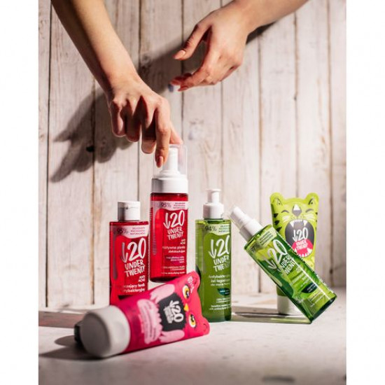 Active mousse a skin for washing of Under Twenty Anti Acne! Active Detoxifying Foam with effect of a detox, 150 ml Active mousse a skin for washing of Under Twenty Anti Acne! Active Detoxifying Foam with effect of a detox, 150 ml