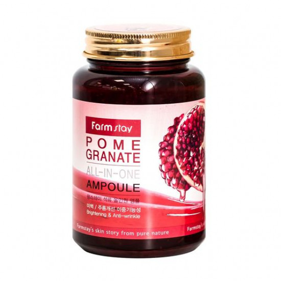 Ампульная сыворотка для лица FarmStay Pomegranate All-In-One Ampoule с экстрактом граната, 250 мл
Ампульная сыворотка для лица FarmStay Pomegranate All-In-One Ampoule с экстрактом граната, 250 мл