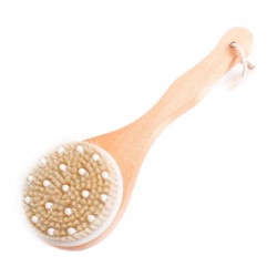 Anti-cellulite brush for UTerra Native body with the handle, 30 cm