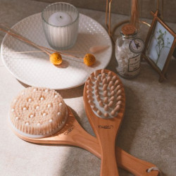 Anti-cellulite brush for UTerra Native body with the handle, 30 cm