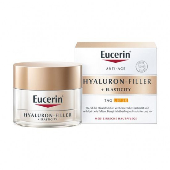 Anti-aging day cream for the person Eucerin Hyaluron-Filler + Elasticity SPF 30, 50 ml Anti-aging day cream for the person Eucerin Hyaluron-Filler + Elasticity SPF 30, 50 ml