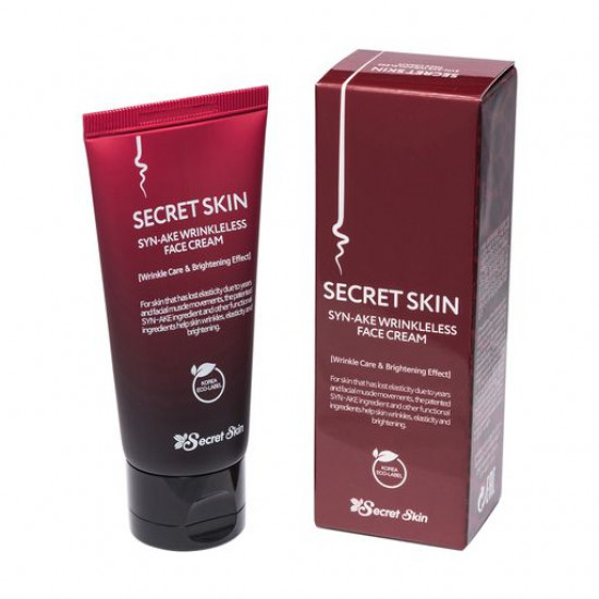 Anti-aging cream for the person Secret Skin Syn-Ake Wrinkleless Face Cream with peptides of snake poison, 50 g Anti-aging cream for the person Secret Skin Syn-Ake Wrinkleless Face Cream with peptides of snake poison, 50 g