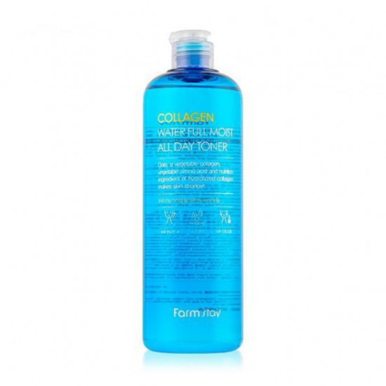 Антивозрастной увлажняющий тонер для лица FarmStay Collagen Water Full Moist All Day Toner с коллагеном, 500 мл
Антивозрастной увлажняющий тонер для лица FarmStay Collagen Water Full Moist All Day Toner с коллагеном, 500 мл
