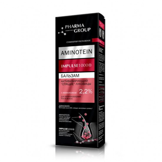 Бальзам Pharma Group Aminotein Impulse для возобновления роста волос, 150 мл
Бальзам Pharma Group Aminotein Impulse для возобновления роста волос, 150 мл