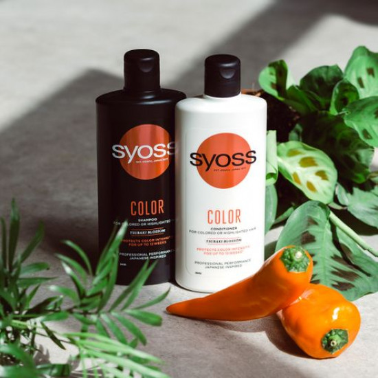 Бальзам Syoss Color Conditioner с цветком камелии, для окрашенных и тонированных волос, 440 мл
Бальзам Syoss Color Conditioner с цветком камелии, для окрашенных и тонированных волос, 440 мл