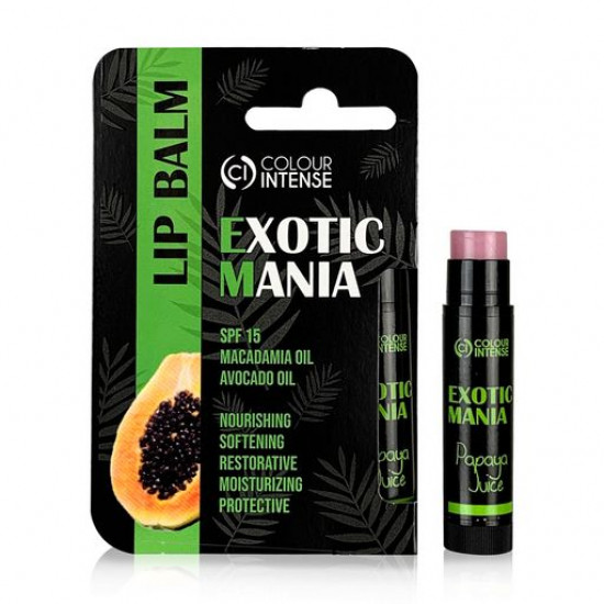 Бальзам для губ Colour Intense Exotic Mania Сок папайя SPF 15, 5 г
Бальзам для губ Colour Intense Exotic Mania Сок папайя SPF 15, 5 г