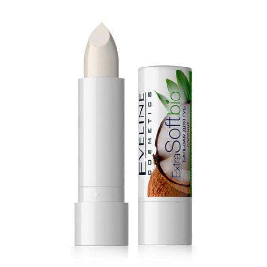 Бальзам для губ Eveline Cosmetics Extra Soft Bio Coconut Lip Balm Кокос, 12 мл
Бальзам для губ Eveline Cosmetics Extra Soft Bio Coconut Lip Balm Кокос, 12 мл