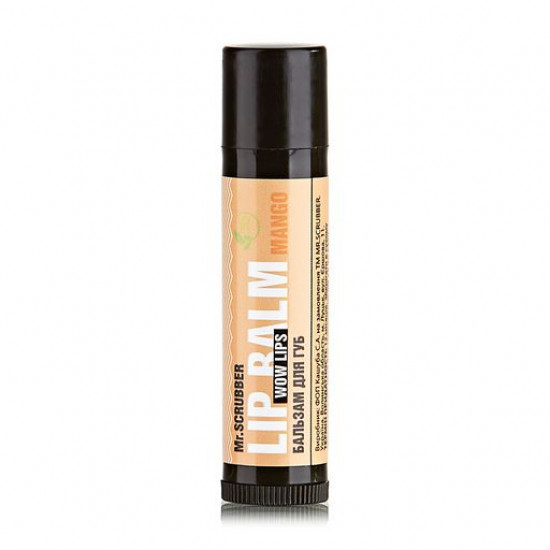 Бальзам для губ Mr.Scrubber Wow Lips Mango, 5 г
Бальзам для губ Mr.Scrubber Wow Lips Mango, 5 г
