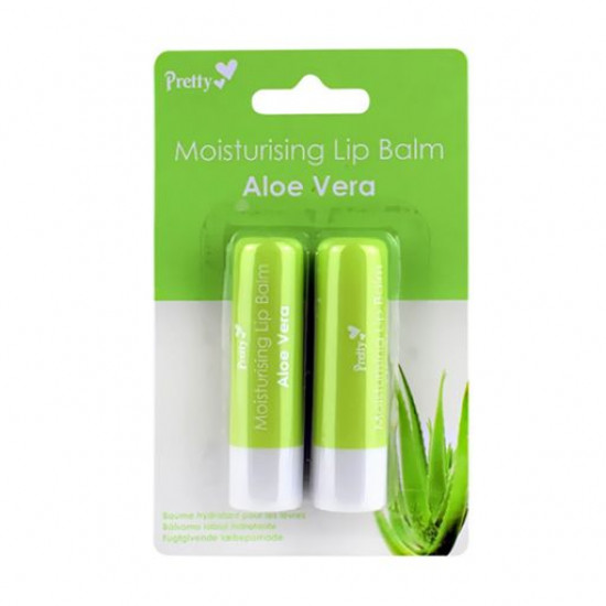 Бальзам для губ Pretty Moisturising Lip Balm Aloe Vera Алоэ вера, 2х4.3 г
Бальзам для губ Pretty Moisturising Lip Balm Aloe Vera Алоэ вера, 2х4.3 г