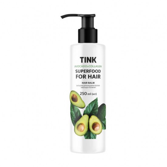 Бальзам для придания объема Tink SuperFood For Hair Avocado & Collagen Balm Авокадо и коллаген, 250 мл
Бальзам для придания объема Tink SuperFood For Hair Avocado & Collagen Balm Авокадо и коллаген, 250 мл