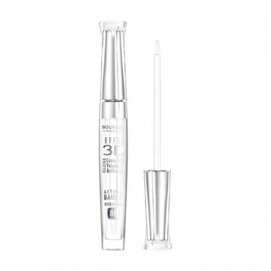 Блиск для губ Bourjois Gloss Effet 3D Balm Action 8H з ефектом бальзаму, 18 Transparent Oniric, 5.7 мл Блиск для губ Bourjois Gloss Effet 3D Balm Action 8H з ефектом бальзаму, 18 Transparent Oniric, 5.7 мл
