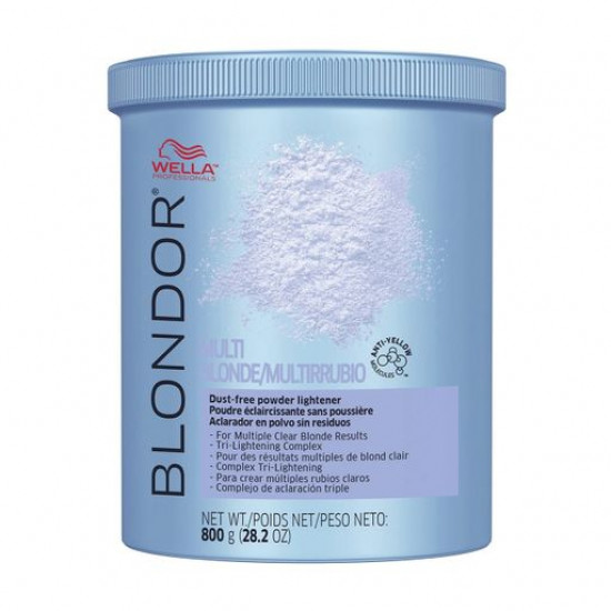 Блондирующая пудра для волос Wella Professionals Blondor Multi Blonde Dust-Free, 800 г
Блондирующая пудра для волос Wella Professionals Blondor Multi Blonde Dust-Free, 800 г