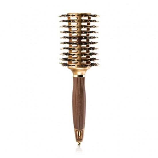 Brash for hair of Olivia Garden Ceramic + Ion Nano Thermic Contour Vent Combo Large, diameter is 45 mm Brash for hair of Olivia Garden Ceramic + Ion Nano Thermic Contour Vent Combo Large, diameter is 45 mm