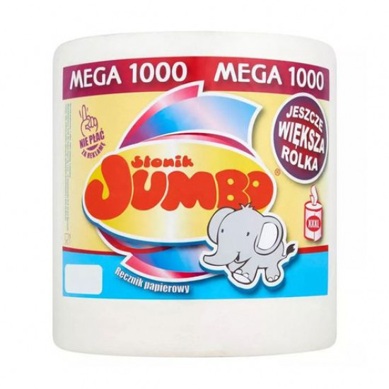 Бумажное полотенце Slonik Jumbo XXL белое, 2х-слойное, 1000 отрывов, 1 шт
Бумажное полотенце Slonik Jumbo XXL белое, 2х-слойное, 1000 отрывов, 1 шт