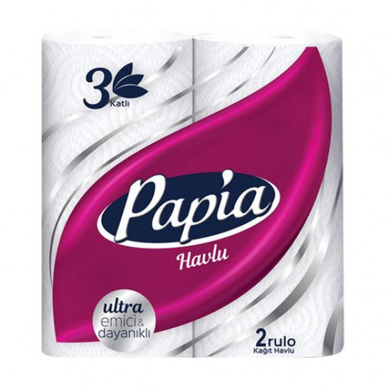 3-layer Papia paper towels, 85 separations, 2 pieces 3-layer Papia paper towels, 85 separations, 2 pieces