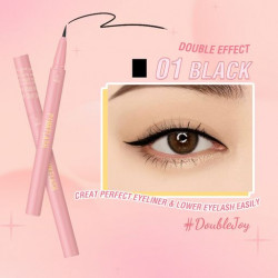 Быстросохнущая водостойкая подводка-фломастер для глаз Pinkflash Hypersharp Quick-drying Liquid Eyeliner Waterproof 01 Black, 30 г