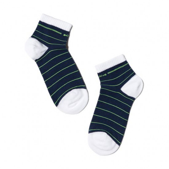 Children's socks Conte Kids Active 13S-34SP-314, dark blue-lime, size 16 Children's socks Conte Kids Active 13S-34SP-314, dark blue-lime, size 16