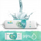 Дитячі вологі серветки Pampers Aqua Pure, 96 шт Дитячі вологі серветки Pampers Aqua Pure, 96 шт