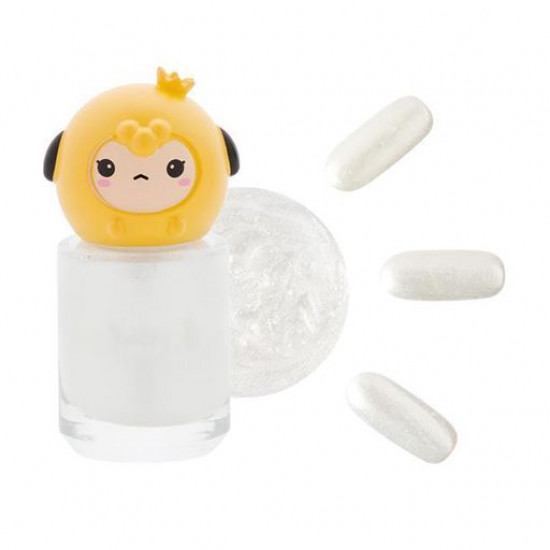 Children's Puttisu Bling Pangpang Nail B05 Twinkle White nail varnish, 8 ml Children's Puttisu Bling Pangpang Nail B05 Twinkle White nail varnish, 8 ml