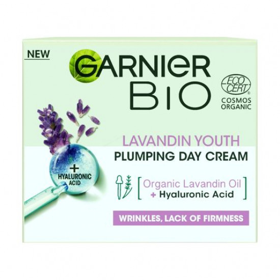 The day Garnier Bio Regenerating Lavandin Anti-Age Day Care anti-aging cream with oil of a lavandin and hyaluronic acid, 50 ml The day Garnier Bio Regenerating Lavandin Anti-Age Day Care anti-aging cream with oil of a lavandin and hyaluronic acid, 50 ml