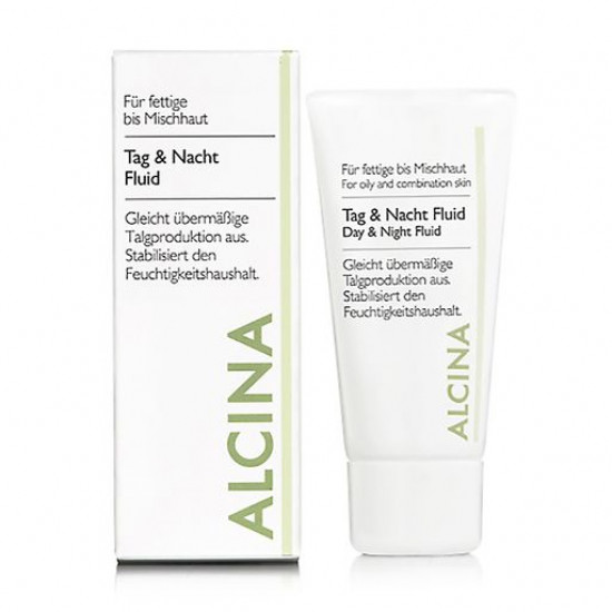 Day and night fluid of Alcina Day & Night Facial Fluid for oily skin of the person, 50 ml Day and night fluid of Alcina Day & Night Facial Fluid for oily skin of the person, 50 ml