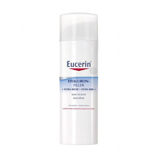 Day cream-filler for the person Eucerin Hyaluron-Filler Extra Riche, 50 ml Day cream-filler for the person Eucerin Hyaluron-Filler Extra Riche, 50 ml
