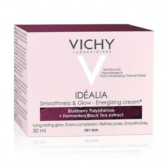 Дневной крем-уход для лица Vichy Idealia для восстановление гладкости и сияния, для сухой кожи, 50 мл
Дневной крем-уход для лица Vichy Idealia для восстановление гладкости и сияния, для сухой кожи, 50 мл