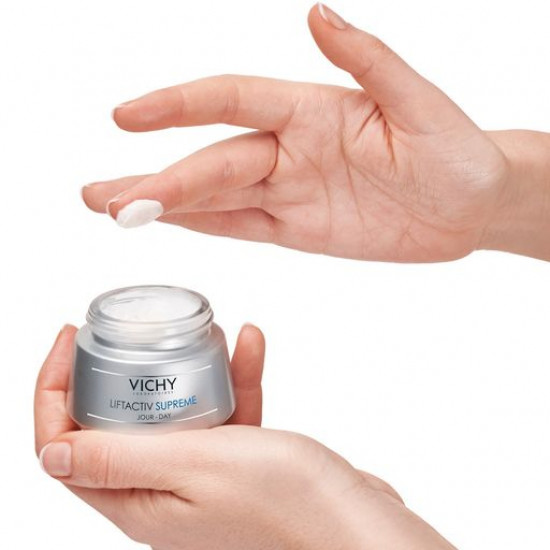 Day cream for the person Vichy LiftActiv Supreme against wrinkles, for the normal and combined skin, 50 ml Day cream for the person Vichy LiftActiv Supreme against wrinkles, for the normal and combined skin, 50 ml