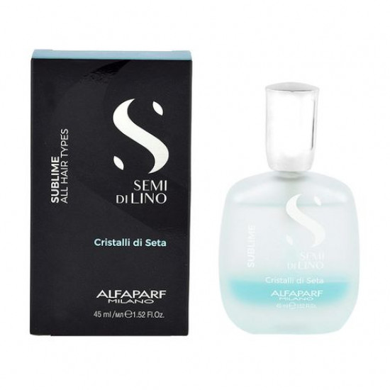 Двухфазная сыворотка Alfaparf Semi Di Lino Sublime Cristalli di Seta для разглаживания волос, 45 мл
Двухфазная сыворотка Alfaparf Semi Di Lino Sublime Cristalli di Seta для разглаживания волос, 45 мл