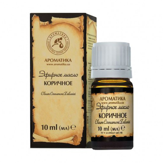 Эфирное масло Ароматика Коричное, 10 мл
Эфирное масло Ароматика Коричное, 10 мл