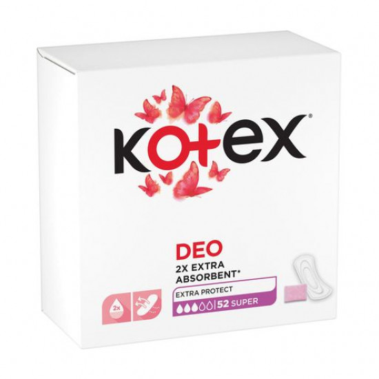 Kotex Deo Super panty liners, 52 pieces Kotex Deo Super panty liners, 52 pieces